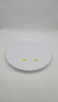 SILVER RIM PLATE - DIFF SIZES
