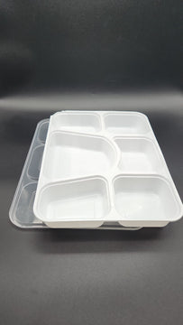 6 COMP THALI TAKEOUT CONTAINERS