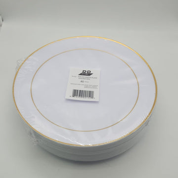 GOLDEN RIM PLATE - DIFF SIZES