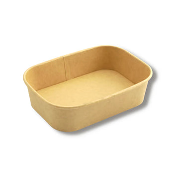 RECTANGULAR KRAFT PAPER CONTAINERS