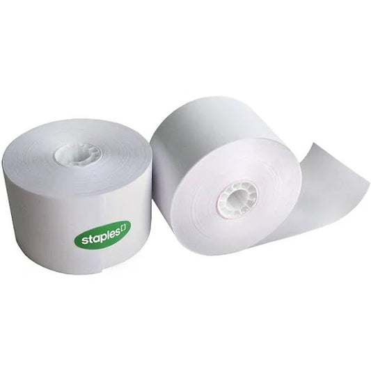 BOND PAPER ROLL WHITE 3" A50 FEET