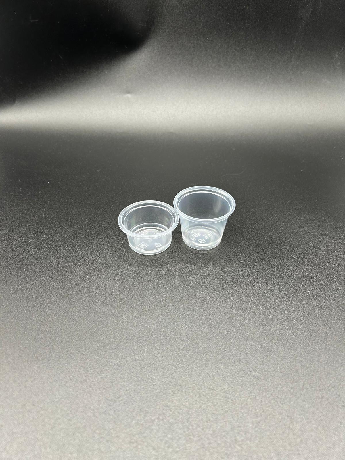 Plastic Portion Cups 0.75  Oz, AND 1 Oz