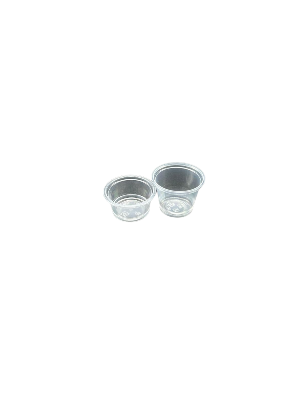 Plastic Portion Cups 0.75  Oz, AND 1 Oz