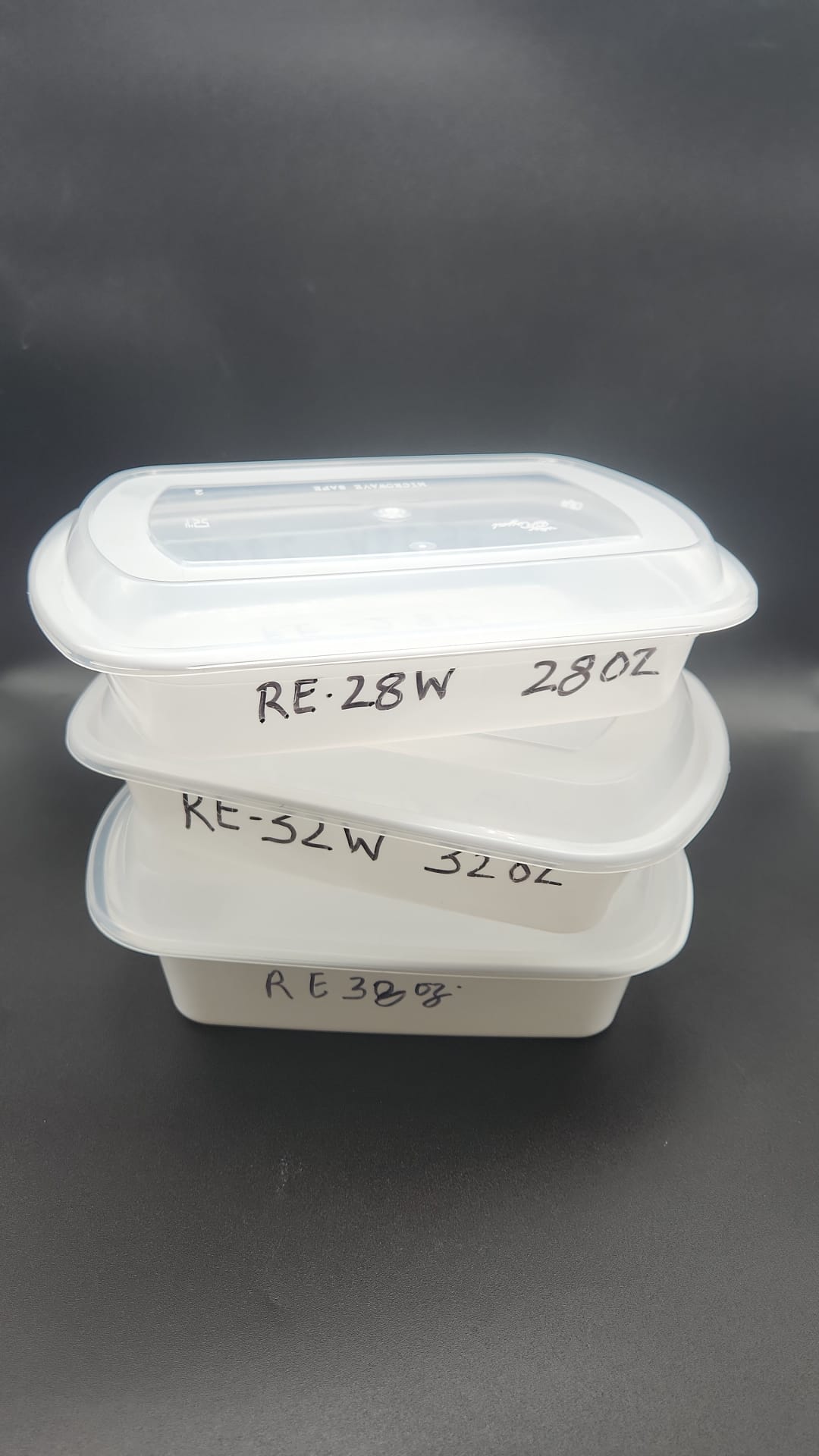 ROYAL PLASTIC CONTAINER - DIFF SIZES