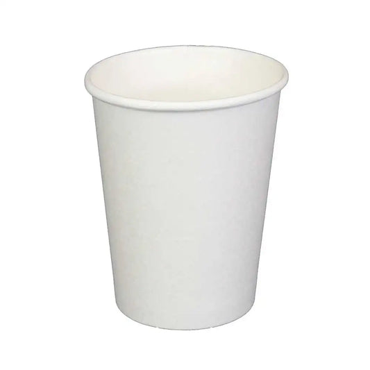 White paper cups