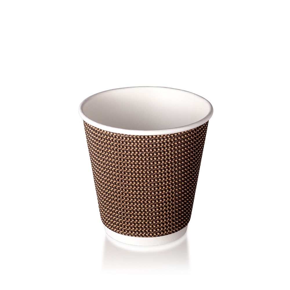 Dark Brown Paper cups 3 Ply