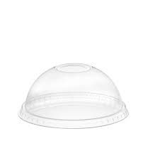 DOME CLEAR LID WITH HOLE